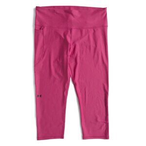 UNDER ARMOUR Pink Keeps You Cool Tech Hi Capri Leggings
